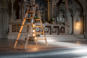 stefanie-unruh Stefanie Unruh, Installation „Ich weiß nie, arbeite ich gerade oder nicht“, 2021, München (Foto: Barbara Donaubauer)